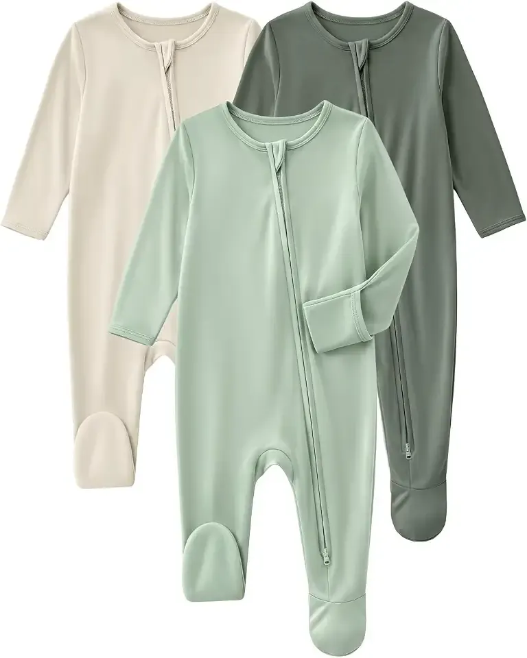 Viscose Bamboo Baby Pajamas Newborn Sleepers For Boy Girl Clothes