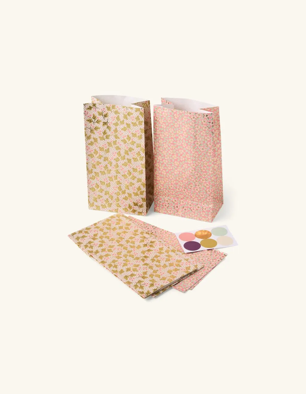 Geschenktütenset mit Aufklebern