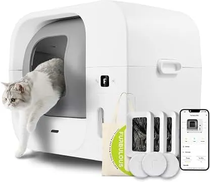 Furbulous True Odor-Free Automatic Self-Cleaning Cat…
