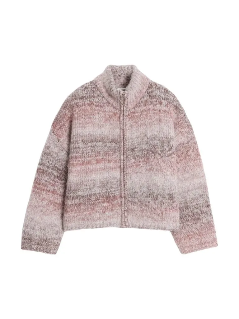 Tine Gradient Cardigan - Rød