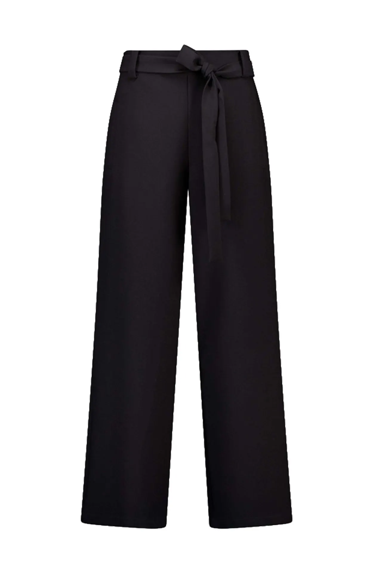 Wide fit broek | Zwart