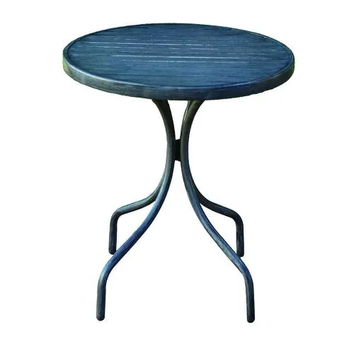 Backyard Creations® Clarkson Round Bistro Patio Table in Gray 26" W x 26" L x 28" H