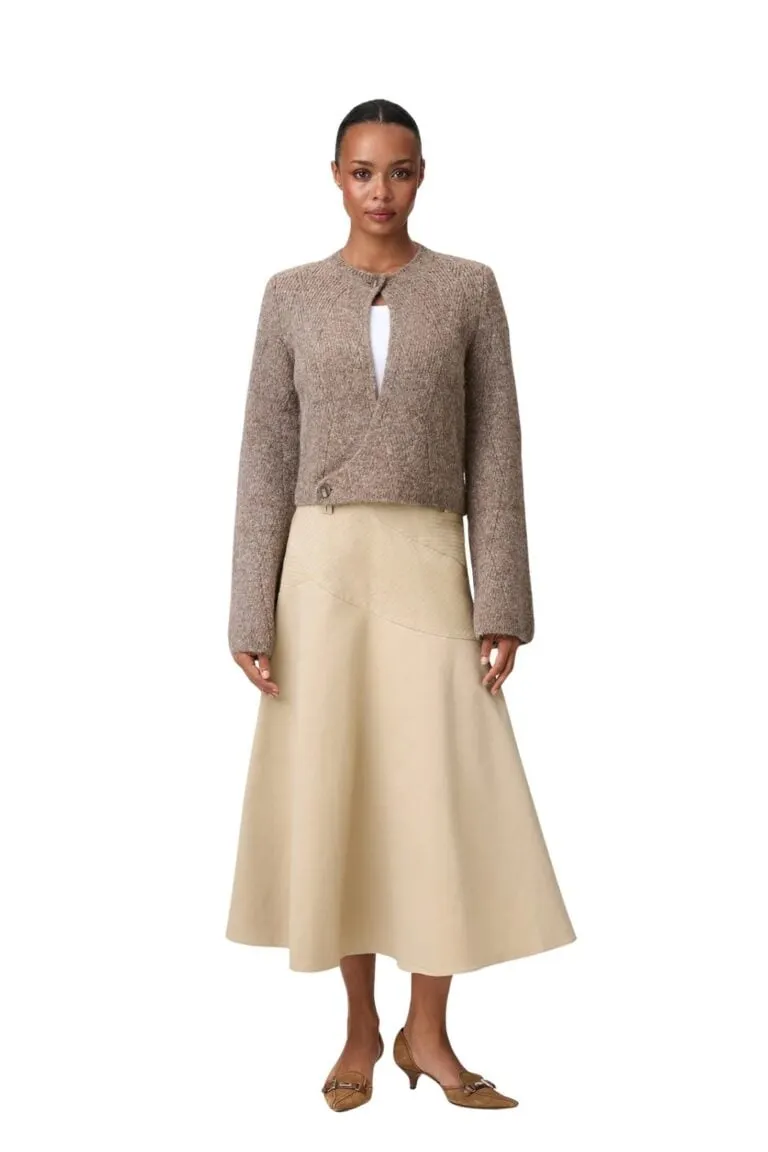 Botti Cardigan - Greige Melange