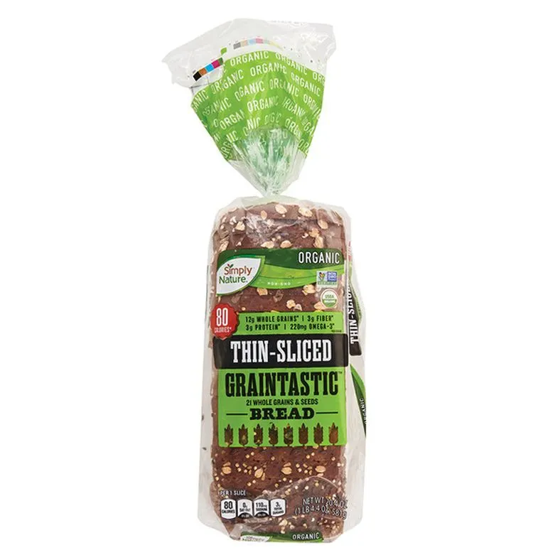 Simply Nature Graintastic Organic Thin-Sliced Bread