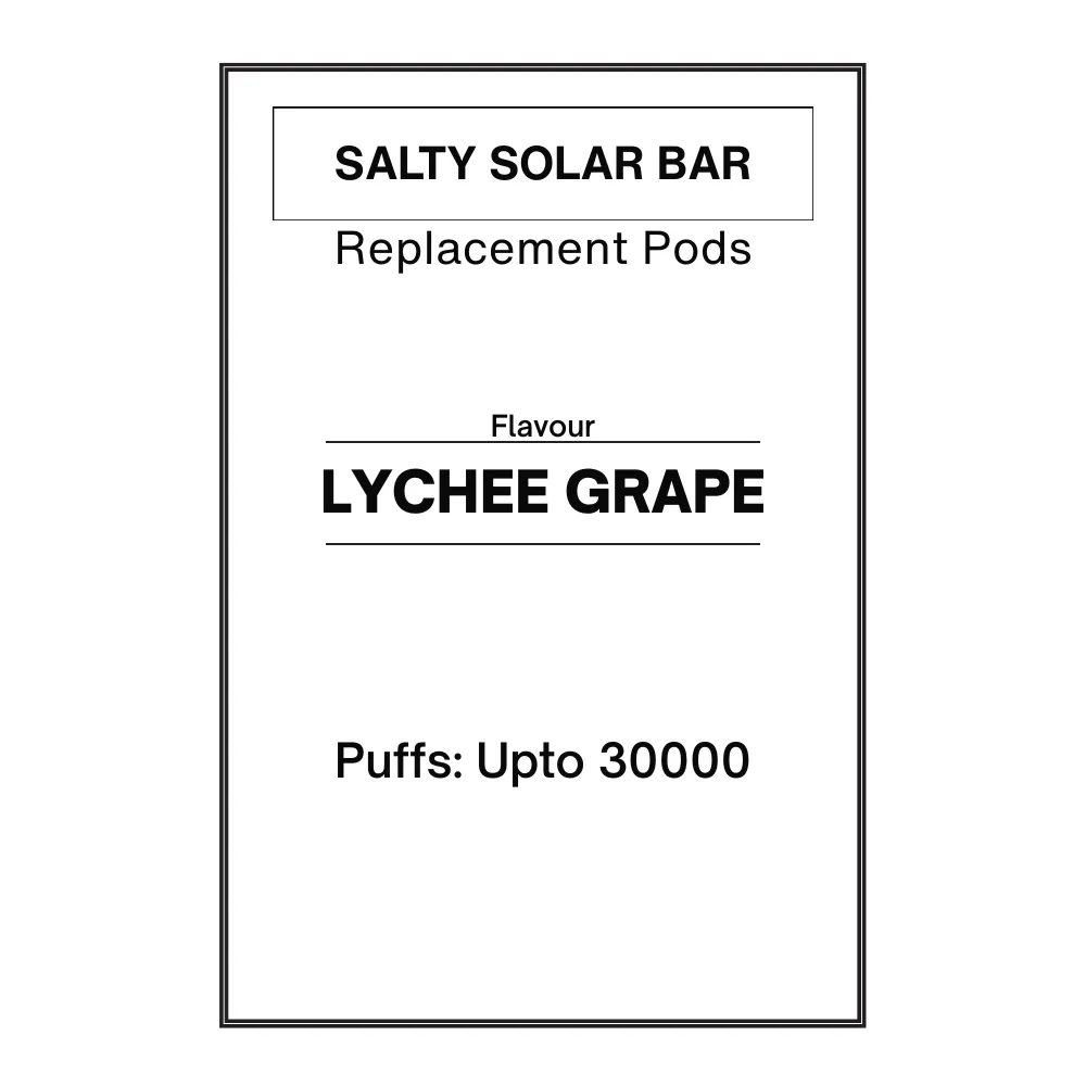Lychee Grape -Salty SOLAR Bar Replacement Pod 28.5mg/mL
