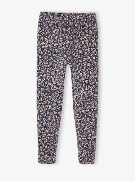 Legging fille imprimé - rose imprimé