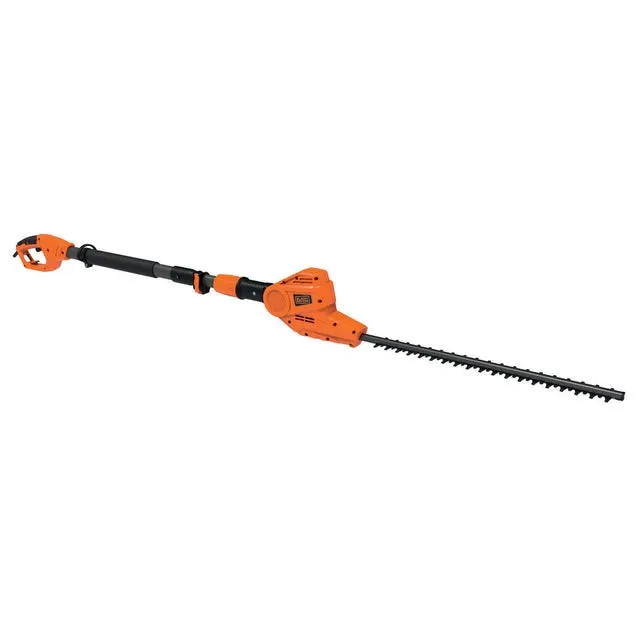 Tagliasiepi telescopico da 550 W con lama da 51 cm e testina girevole – PH 5551 per siepi alte – Black & Decker