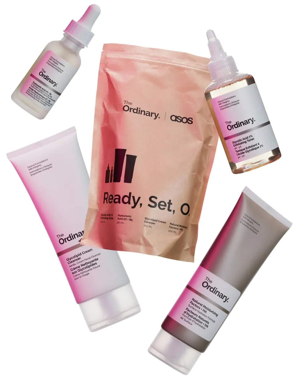 The Ordinary x ASOS Ready Set O Skincare Set - 14% Saving