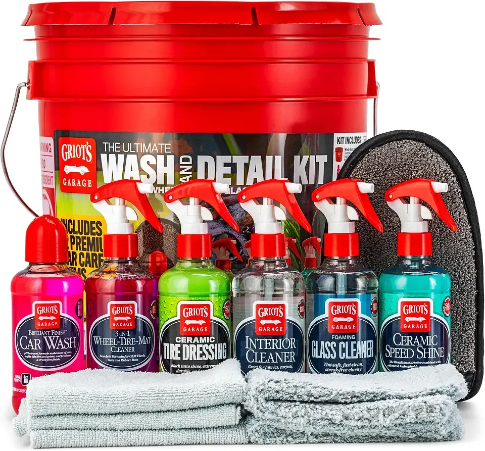 Griot's Garage The Ultimate Wash and Detail Kit, 58582