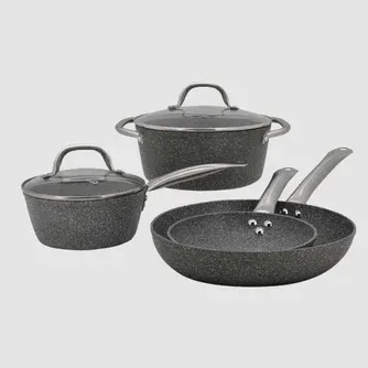Hampton & Mason Perfection Non Stick Cookware Set 4Pce