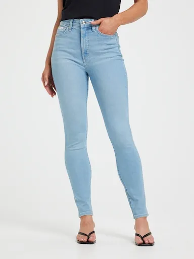 Calvin Klein High Rise Skinny Jean In Cool Water