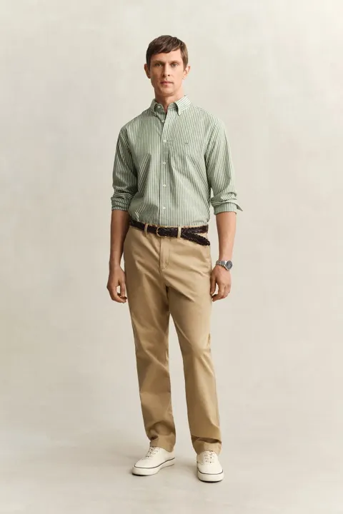 Klassiske chinos i regular fit
