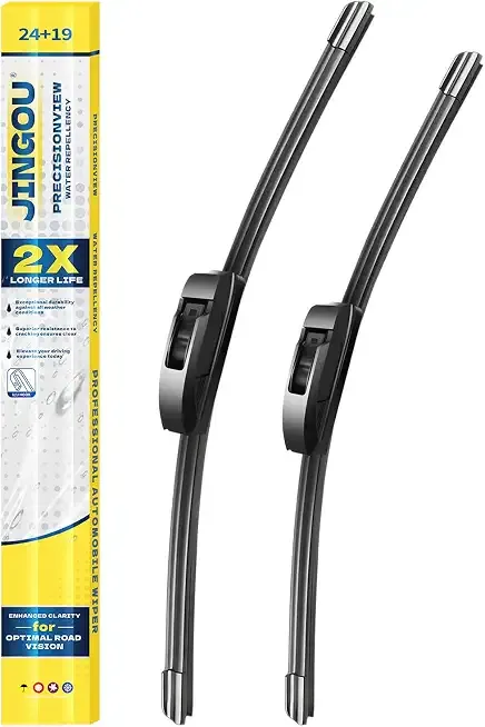 24''+19'' Wiper Blades,Compatible with 2010-2020 Dodge Journey/2008-2011 Lincoln MKZ/2017-2021 Nissan Armada,All-Season Universal Car Front Windshield Wiper Set.