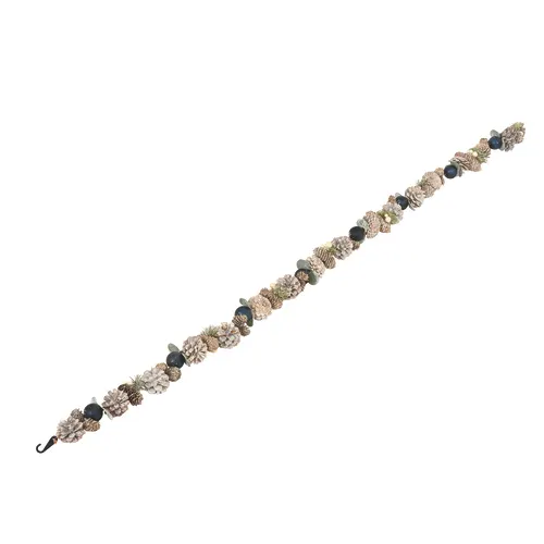 Enchanted Forest® 6' Night Blue Pinecone Artificial Christmas Garland