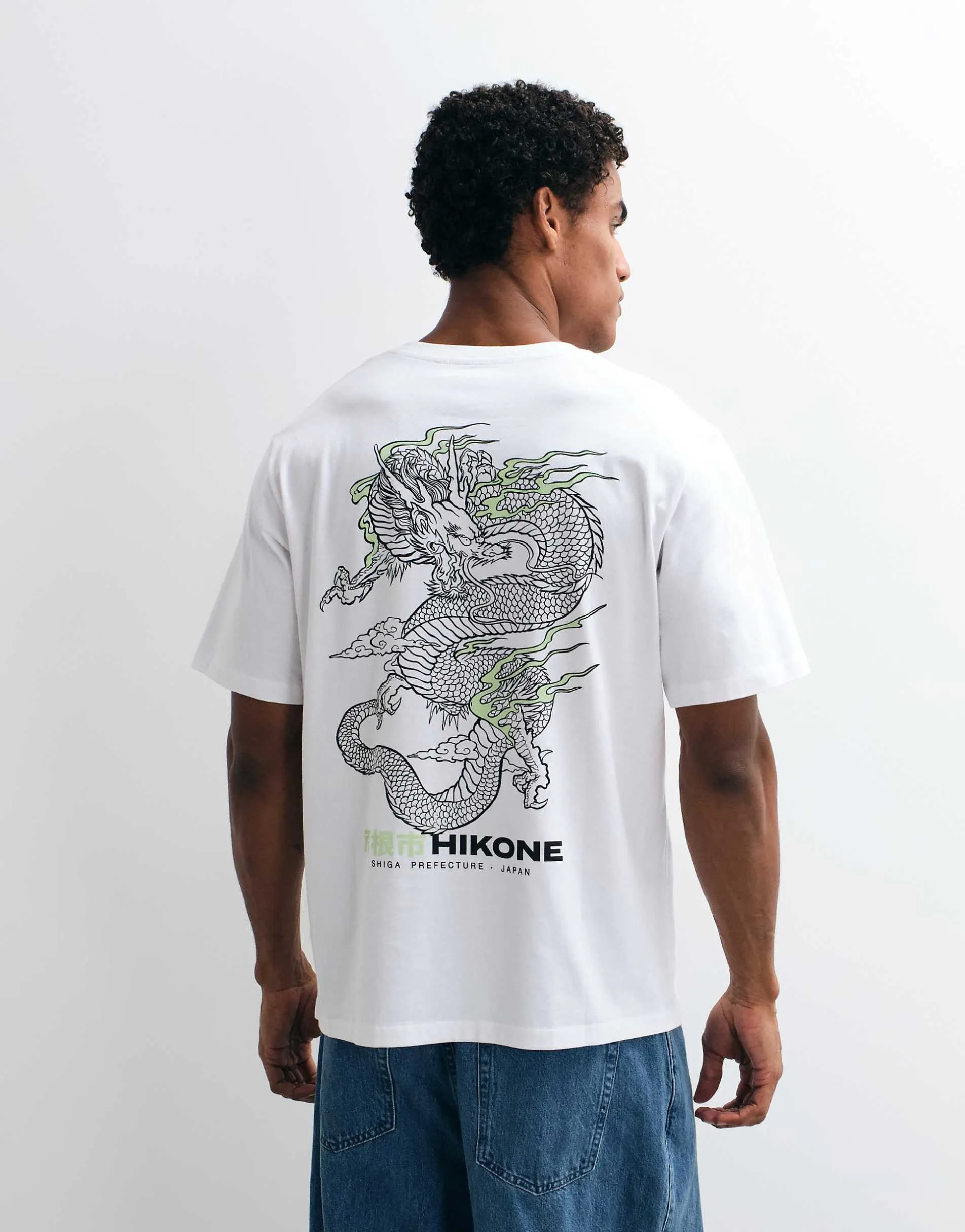 Jack & Jones dragon back print t-shirt