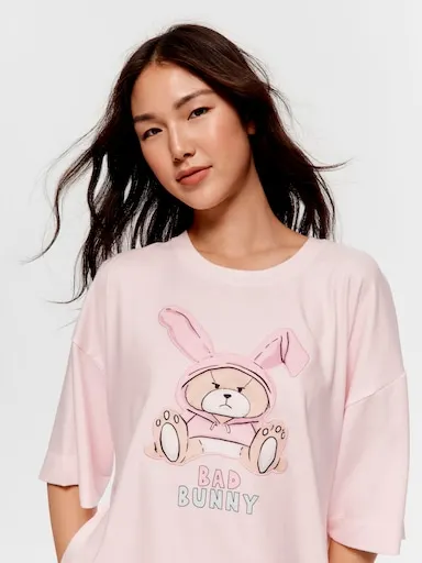 Bad Bunny Plush Oversized Tee
