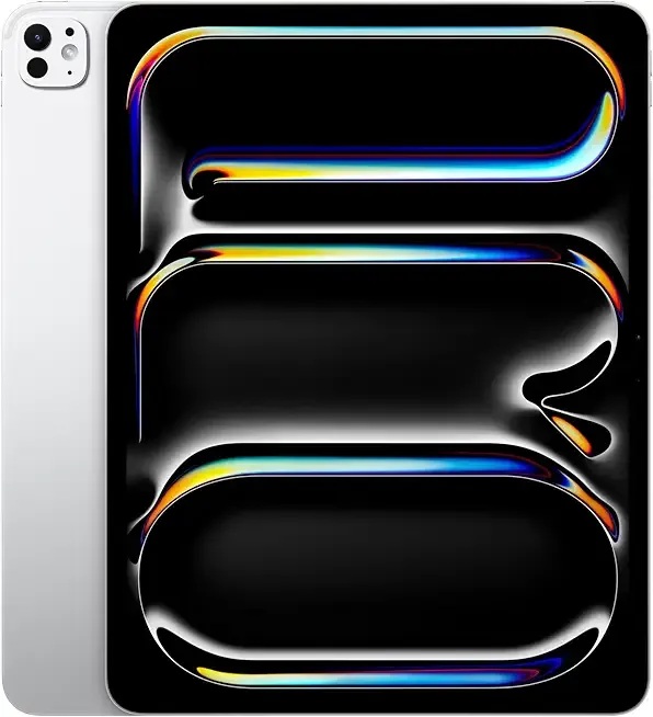 iPad Pro 13-Inch (M4): Built for Apple Intelligence, Ultra Retina XDR Display, 1TB, 12MP Front/Back Camera, LiDAR Scanner, Wi-Fi 6E, Face ID, All-Day Battery Life — Silver