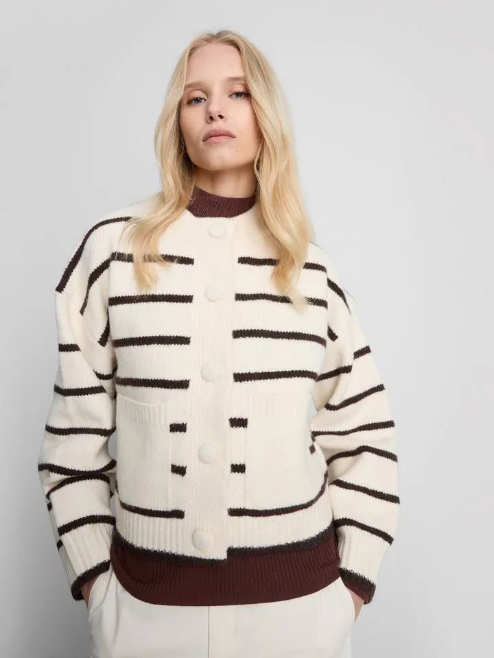Gilet bomber en tricot