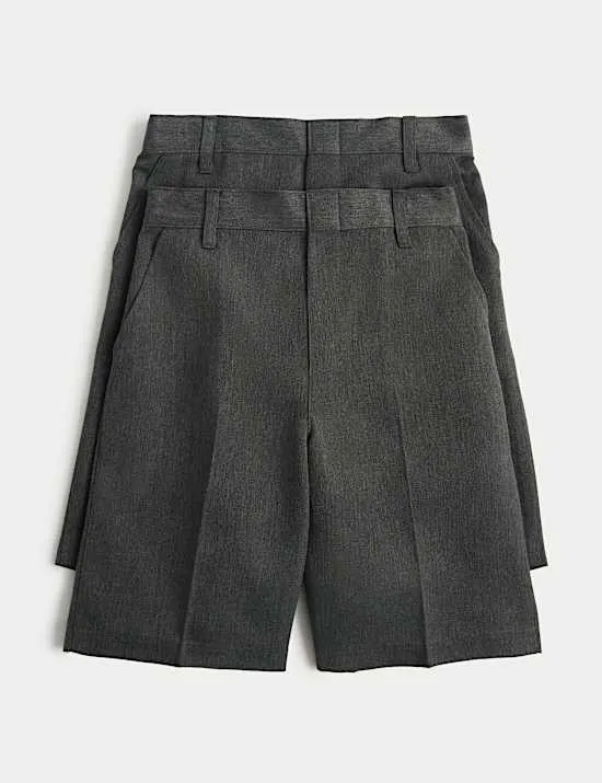 2er-Pack Easy Dressing Schulshorts für Jungen (3–15 J.)