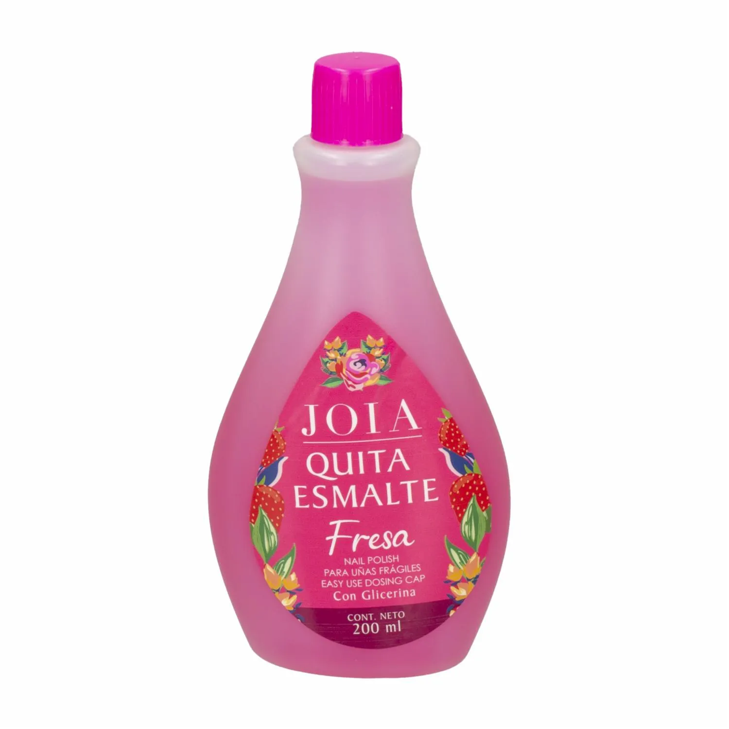 Quita Esmalte Fragancia Fresa JOIA 200 Ml