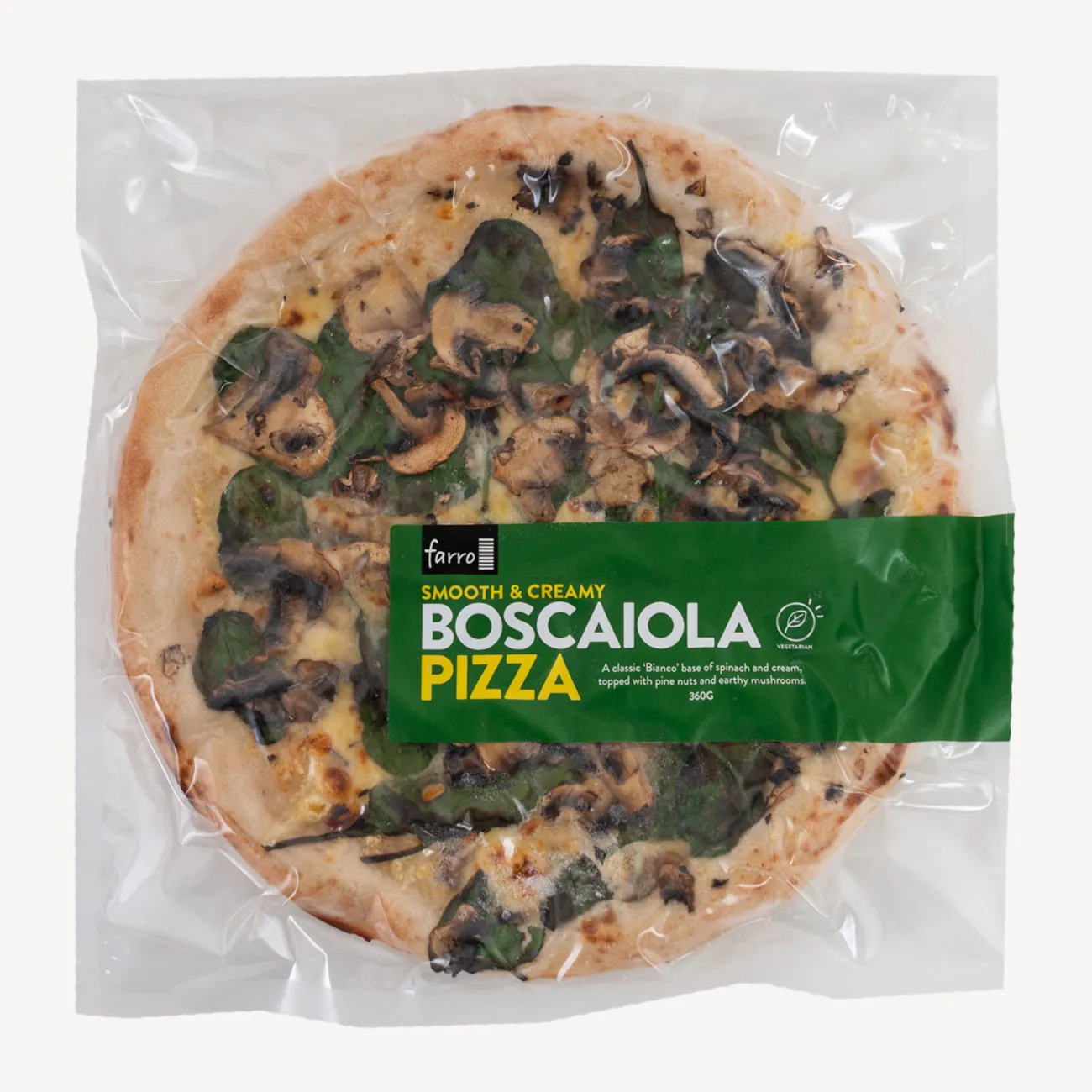 farro boscaiola pizza 360g