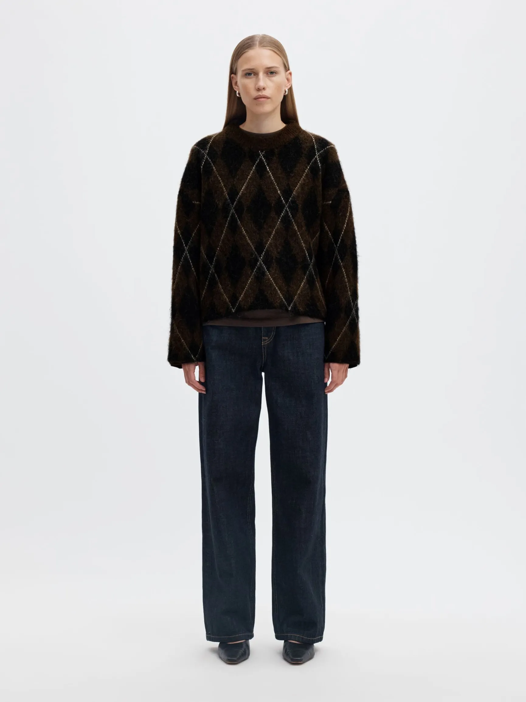 HARLEKIN STRIKKET PULLOVER