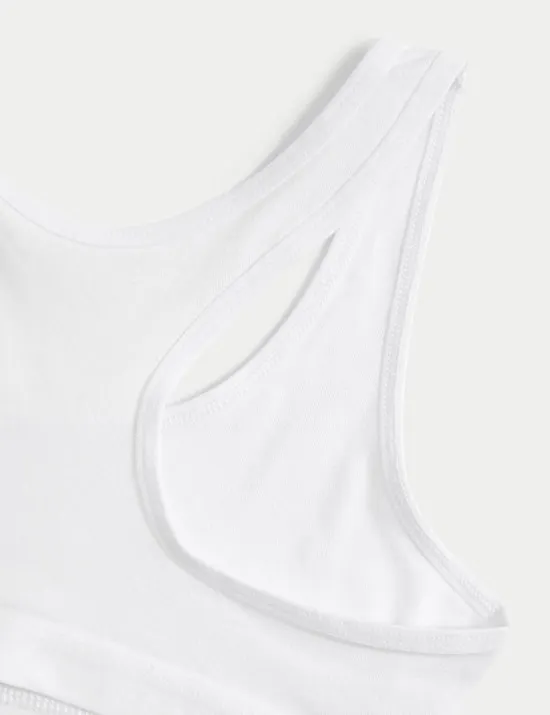 3 Pack Cotton Rich Crop Tops (6-16 Yrs)