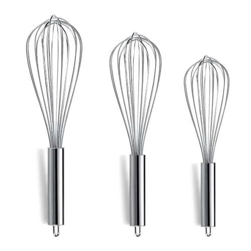 Stainless Steel 3 Piece Whisk Set