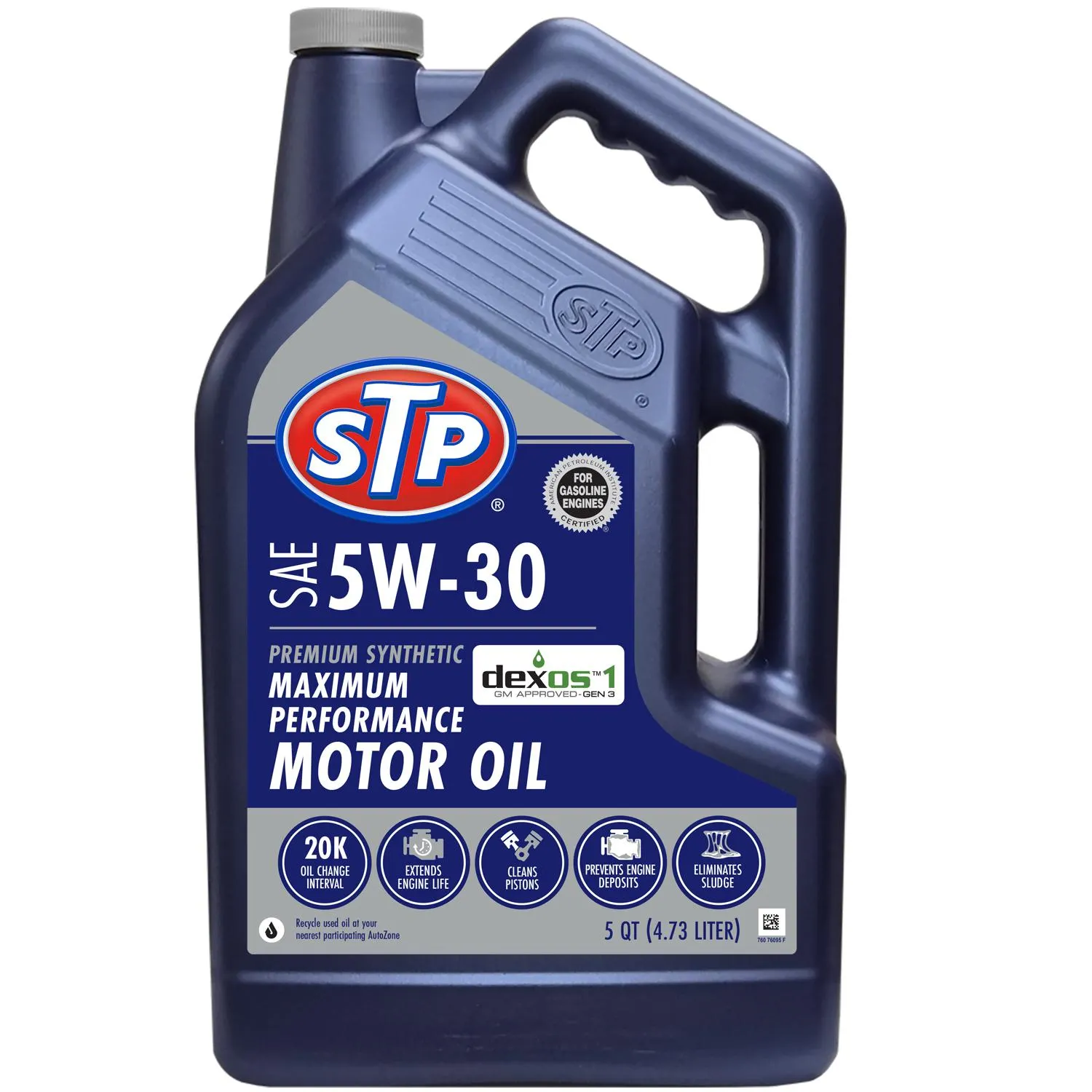 STP Maximum Performance Full Synthetic 5W-30 Motor Oil 5 Quart STPMPFS5W305Q