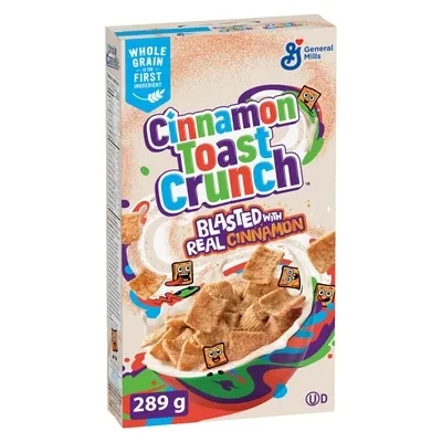 Cinnamon Toast Crunch Breakfast Cereal, Small Size, Whole Grains