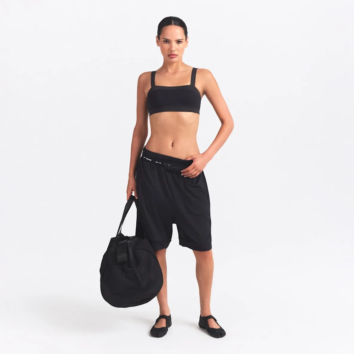Avslappet shorts til dame