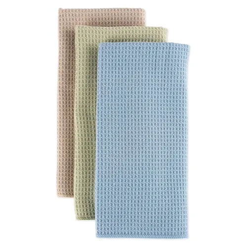 Micro Waffle Weave Dish Towel - 3 Piece