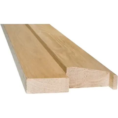 Terskel m8 std 22x92x730 mellomliggende m/anslag lakkert