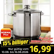 XL-Edelstahl-Jumbotopf ca. 12 Liter