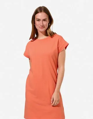 Abito t-shirt - Taglio dritto - rosso