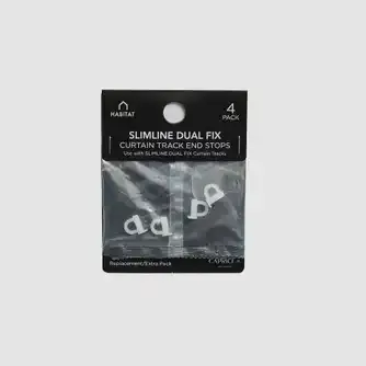 Habitat Slimline Dualfix End Stops 4 Pack