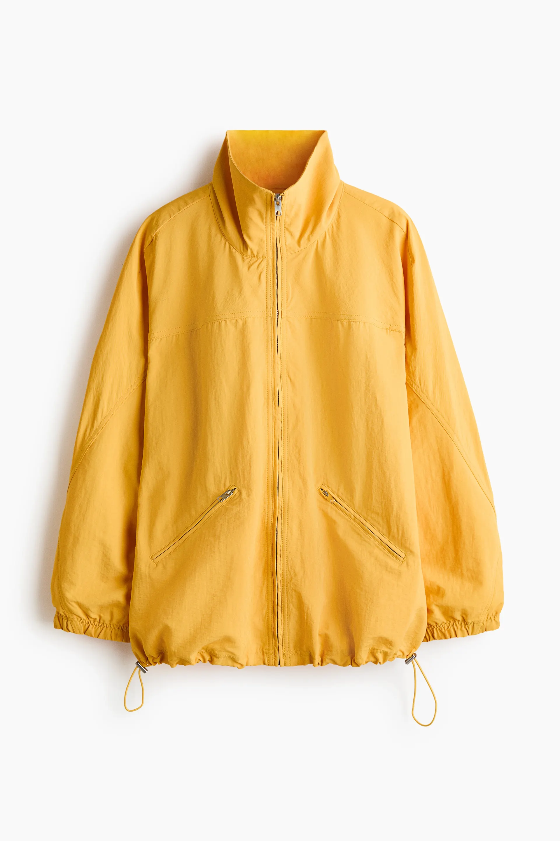 Oversized nylon jacket