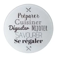 Dessous de plat verre D 20cm