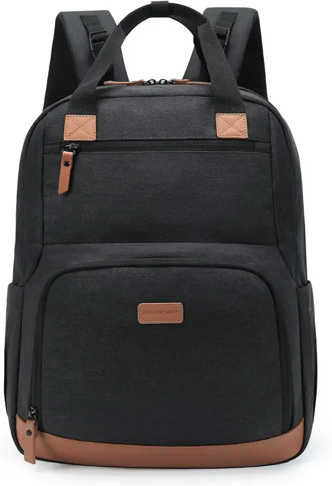 mommore Diaper Bag Backpack Large Travel Diaper Bags Unisex Baby Bag with Changing Pad, Stroller Straps