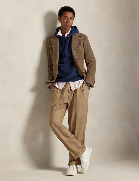 Loopback Fleece Hoodie Cruise Navy