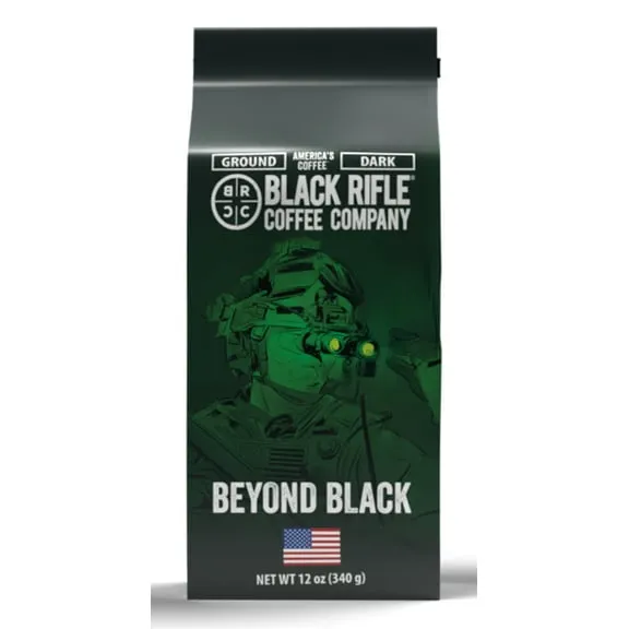 Black Rifle Coffee Company Beyond Black, Dark Roast, Ground Coffee, 12 oz $12.96 $1.08/oz