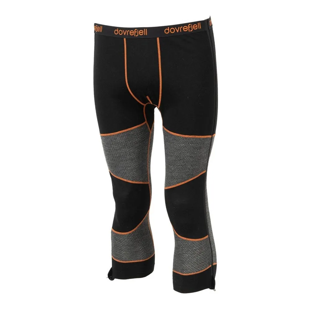 Wool Mesh 3/4 zip longs (M) herre