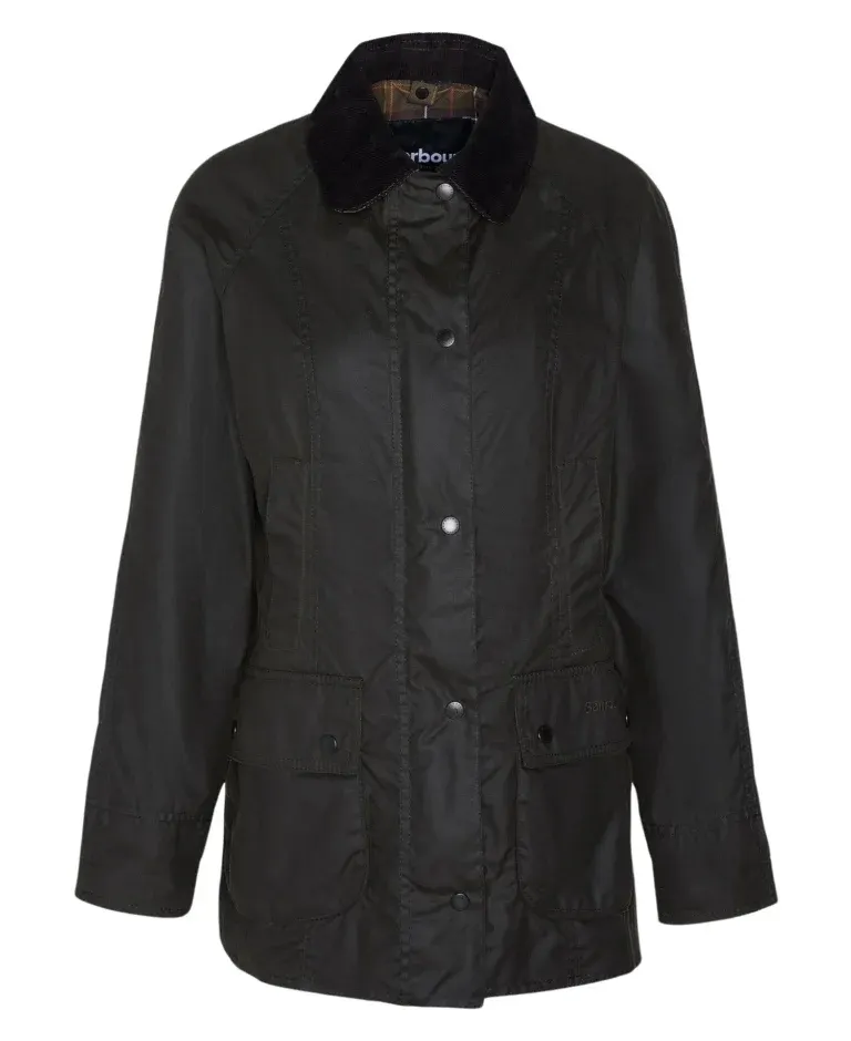 Classic Beadnell Wax Jacket - Oliven
