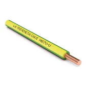 Câble électrique d'installation H07VU 1,5MM2 100ML vert/jaune