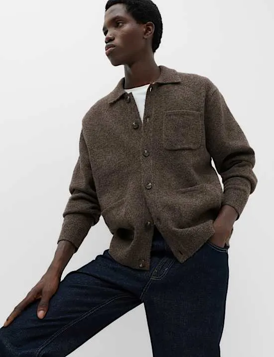 Lofty Utility Button Through Cardigan
