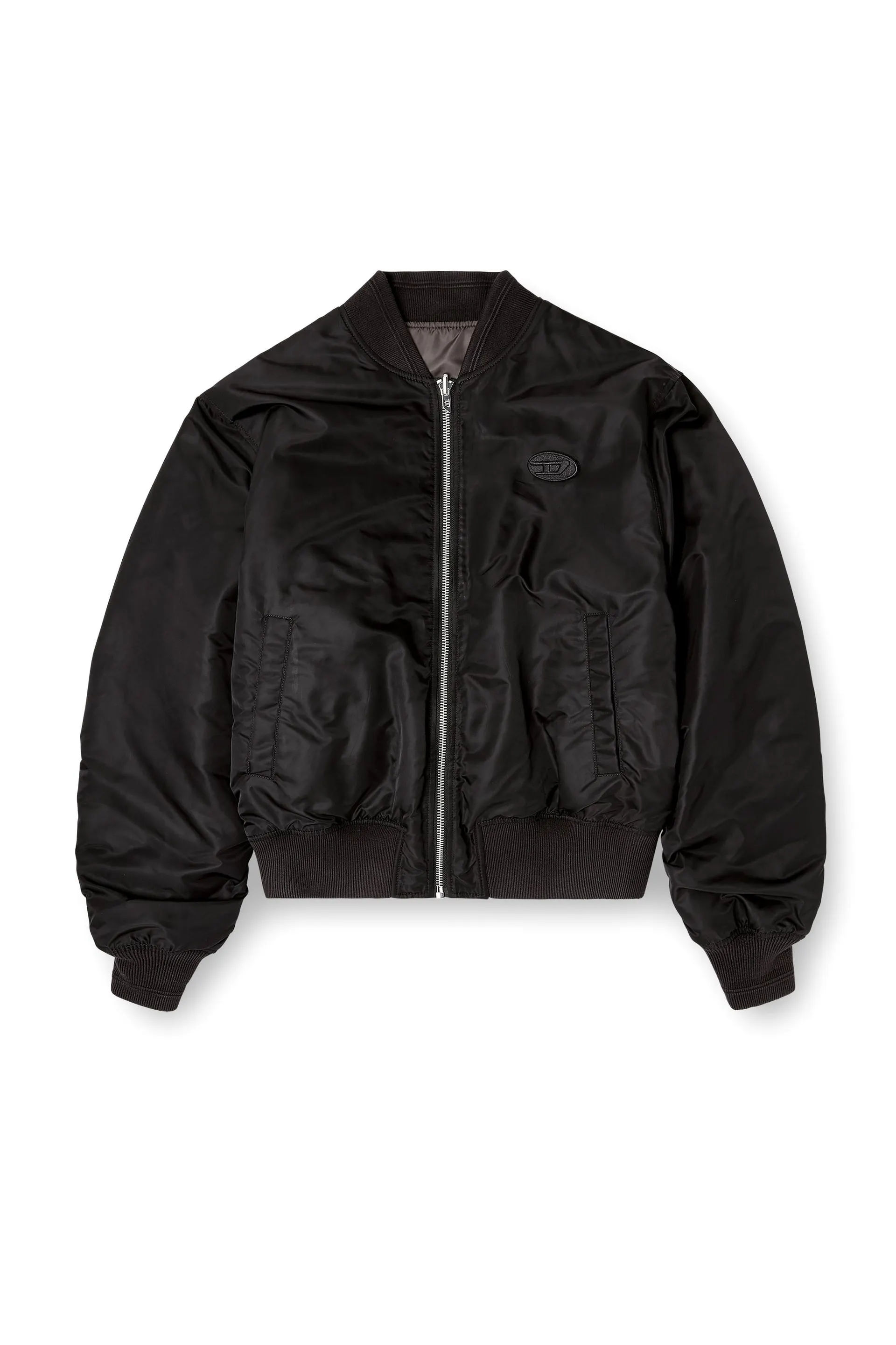 Padded bomber jacket with Oval D embroidery