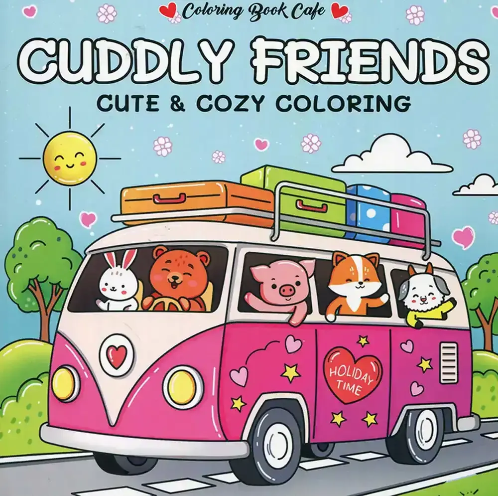 Cuddly friends - Cute & cozy coloring
