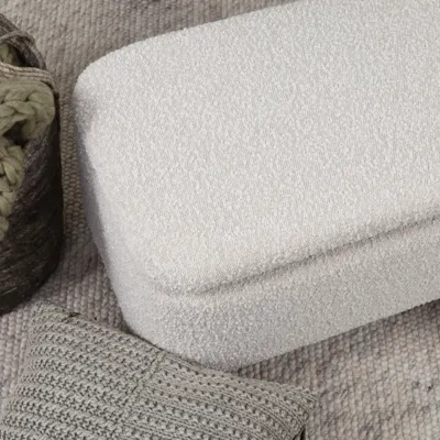 Julia bankje boucle beige