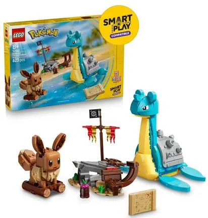 LEGO® POKEMON 72162 - SMART PLAY™ - CHASSE AU TRESOR D’EVOLI ET LOKHLASS