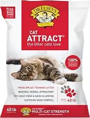 Dr. Elsey's Cat Attract Clumping Clay Cat Lit…